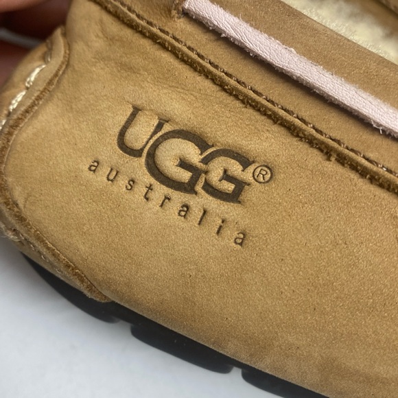 UGG Dakota Tan Suede Slippers Size 8 - Picture 11 of 17